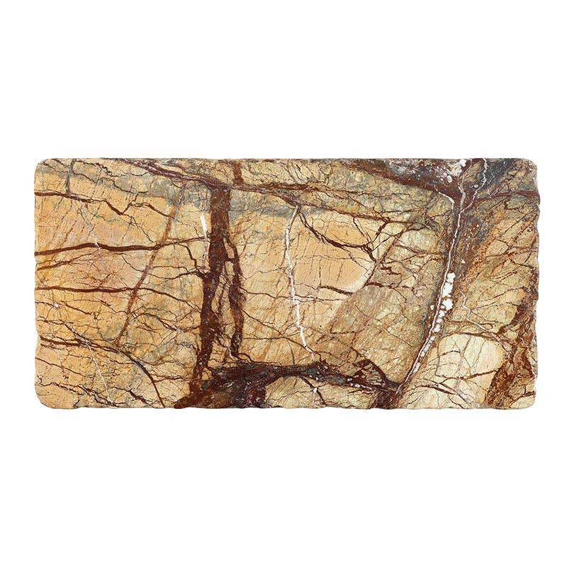 Brown Stand - Small: Marble / 12 L x 6 W 2.5 H