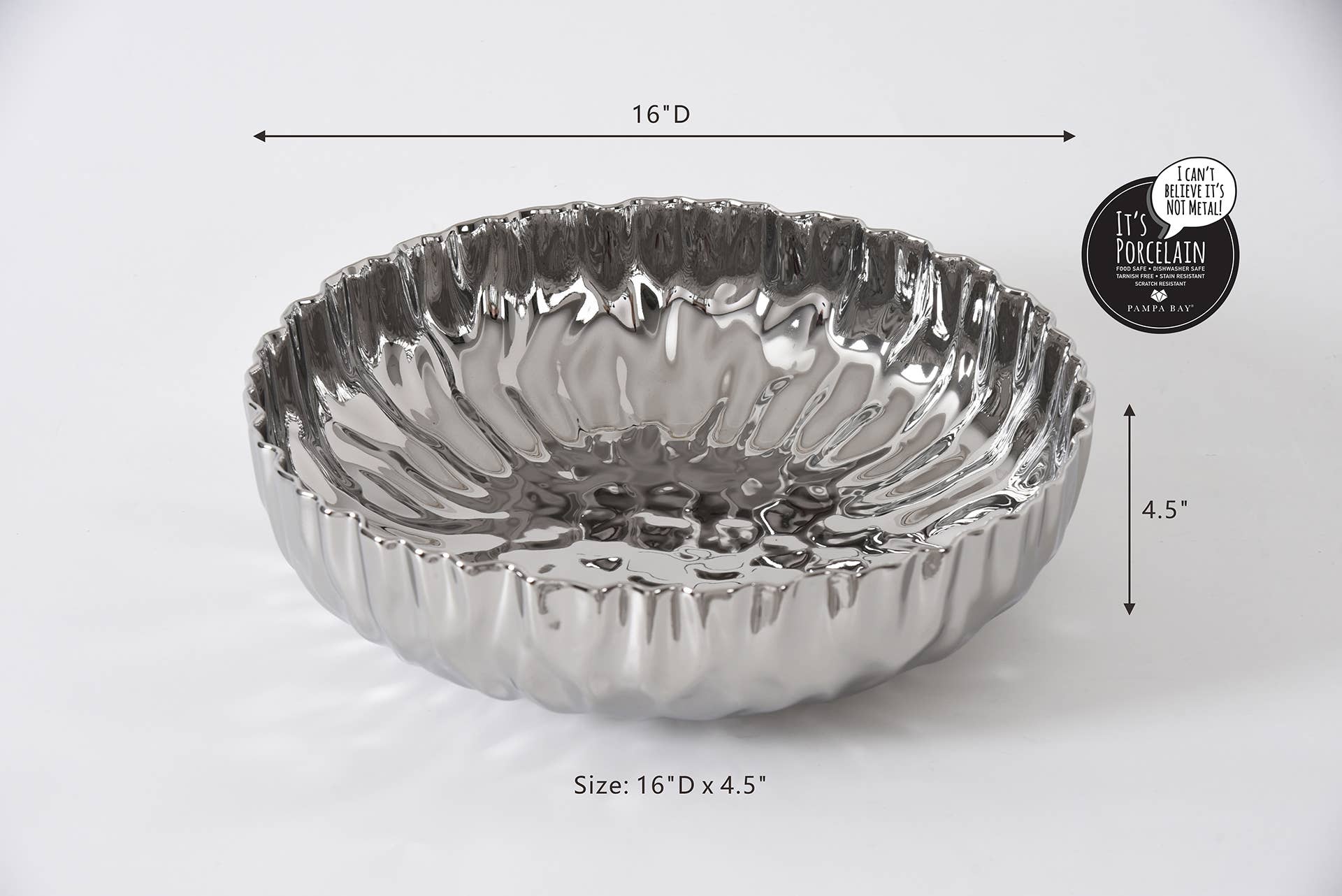 Extra Large Shallow Bowl - Decor Addict, LLC