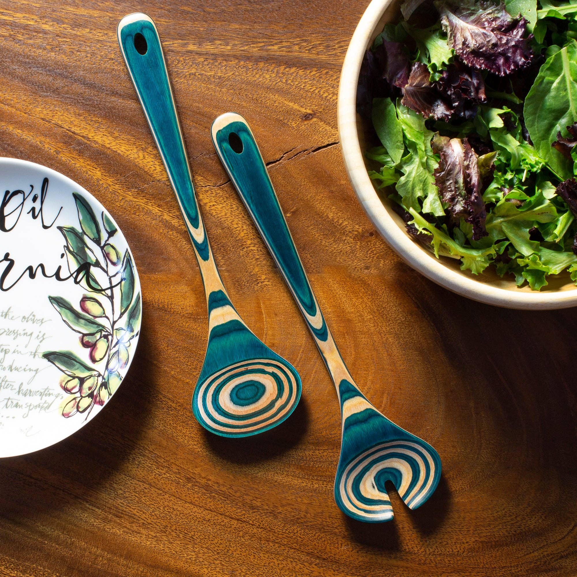 Baltique® Mykonos Collection Salad Serving Utensil Set - Decor Addict, LLC