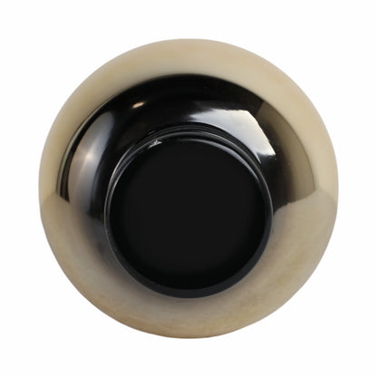 Glass, 12" Totem Vase, Black/gold - Decor Addict, LLC