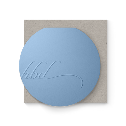 Hbd 5.5" Clamshell Card - Decor Addict, LLC