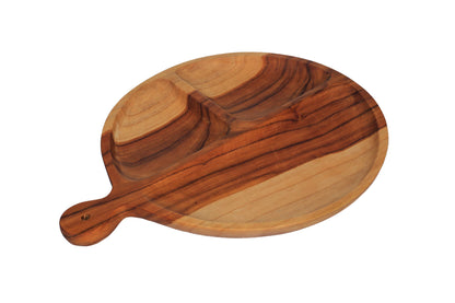 Partitioned 3 in 1 Round Platter: 36cm - Decor Addict, LLC