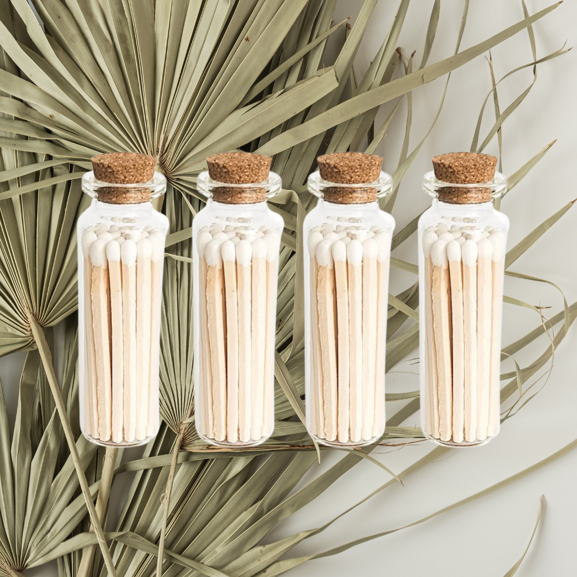 Matches Scented | Incense Match Stick Glass Jar Aromatherapy: VANILLA - Decor Addict, LLC