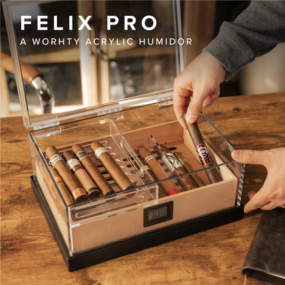 Felix Pro Tupperdor - Acrylic Humidor - Decor Addict, LLC