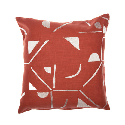 Contemporary Geometric Hand Woven Throw Pillow: Denim Blue / 20" x 20" - Decor Addict, LLC