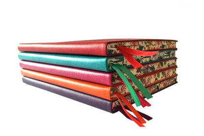 Artisan Art Vicky Yorke: Ziva Blue Vase & Flowers Journal - Decor Addict, LLC