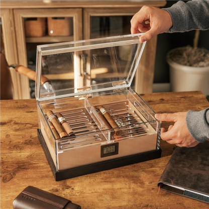 Felix Pro Tupperdor - Acrylic Humidor - Decor Addict, LLC
