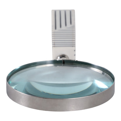 10x4" Lines Handle Magnifying Glass, White/ Black - Decor Addict, LLC