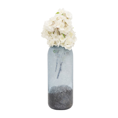 Glass, 14" Ombre Vase, Multi - Decor Addict, LLC
