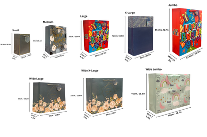 Everyday Bag - Solid color, inner gold foil trim: Wide X-Large - Decor Addict, LLC