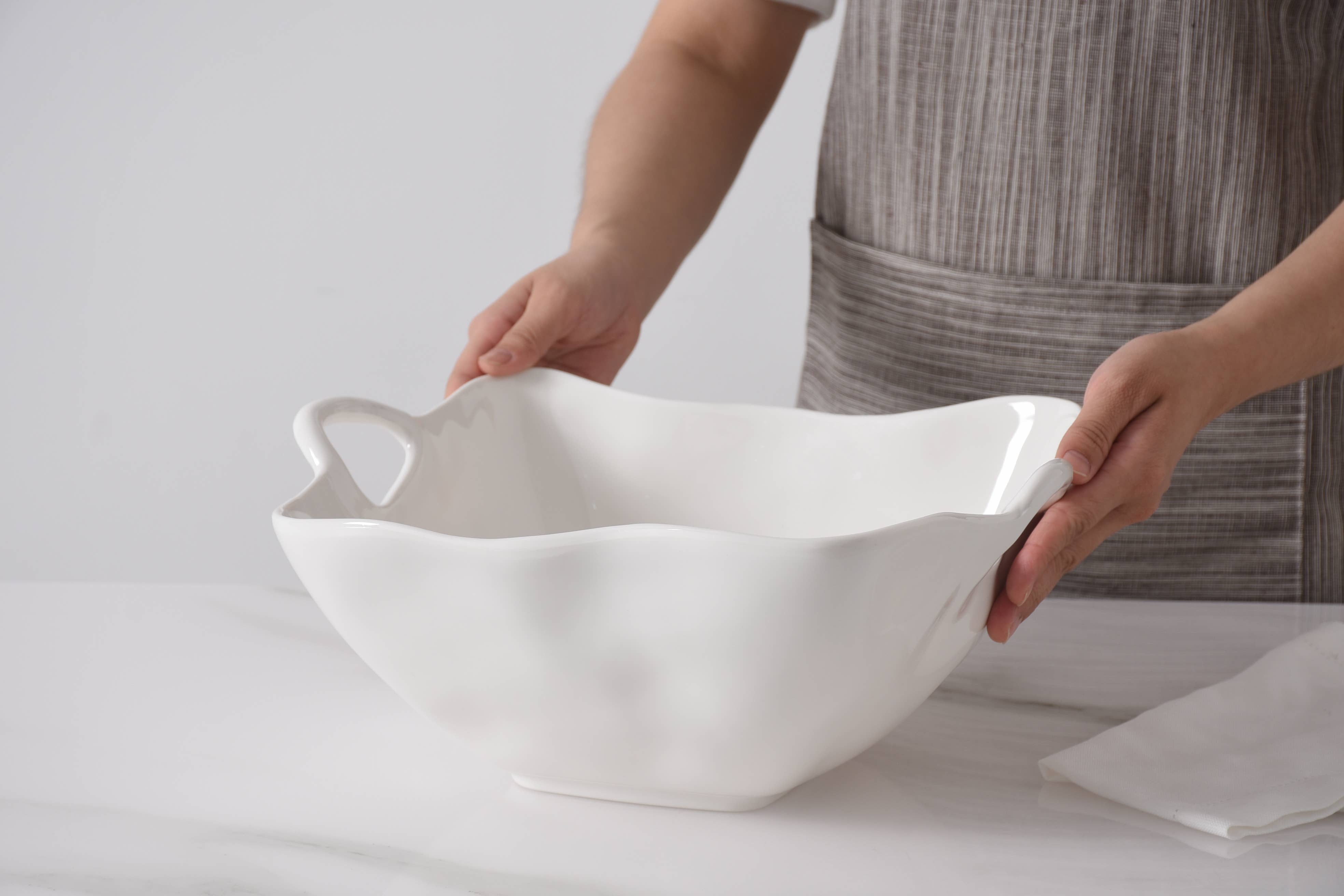 Extra Large Bowl in Shatterproof Melamine - Decor Addict, LLC