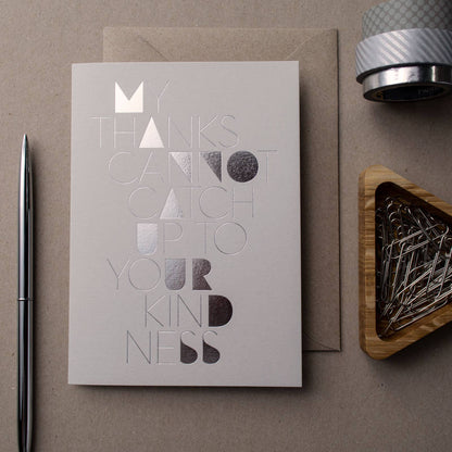 My Thanks A6 Folded Card - Decor Addict, LLC