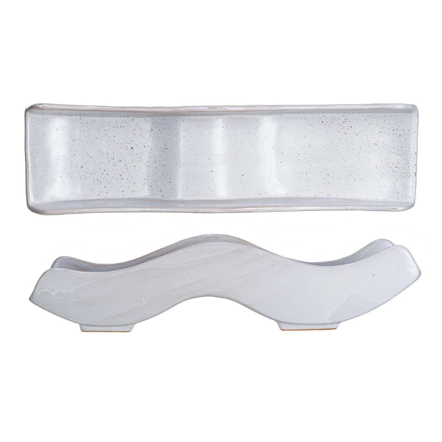 Decor Addict Stoneware Wave Tray