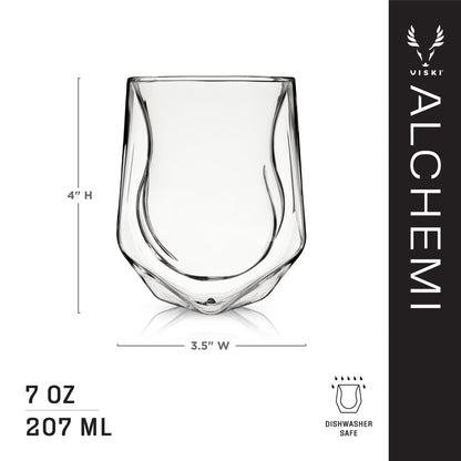 Alchemi Double-Walled Aerating Tumblers Set of 2 - Decor Addict, LLC