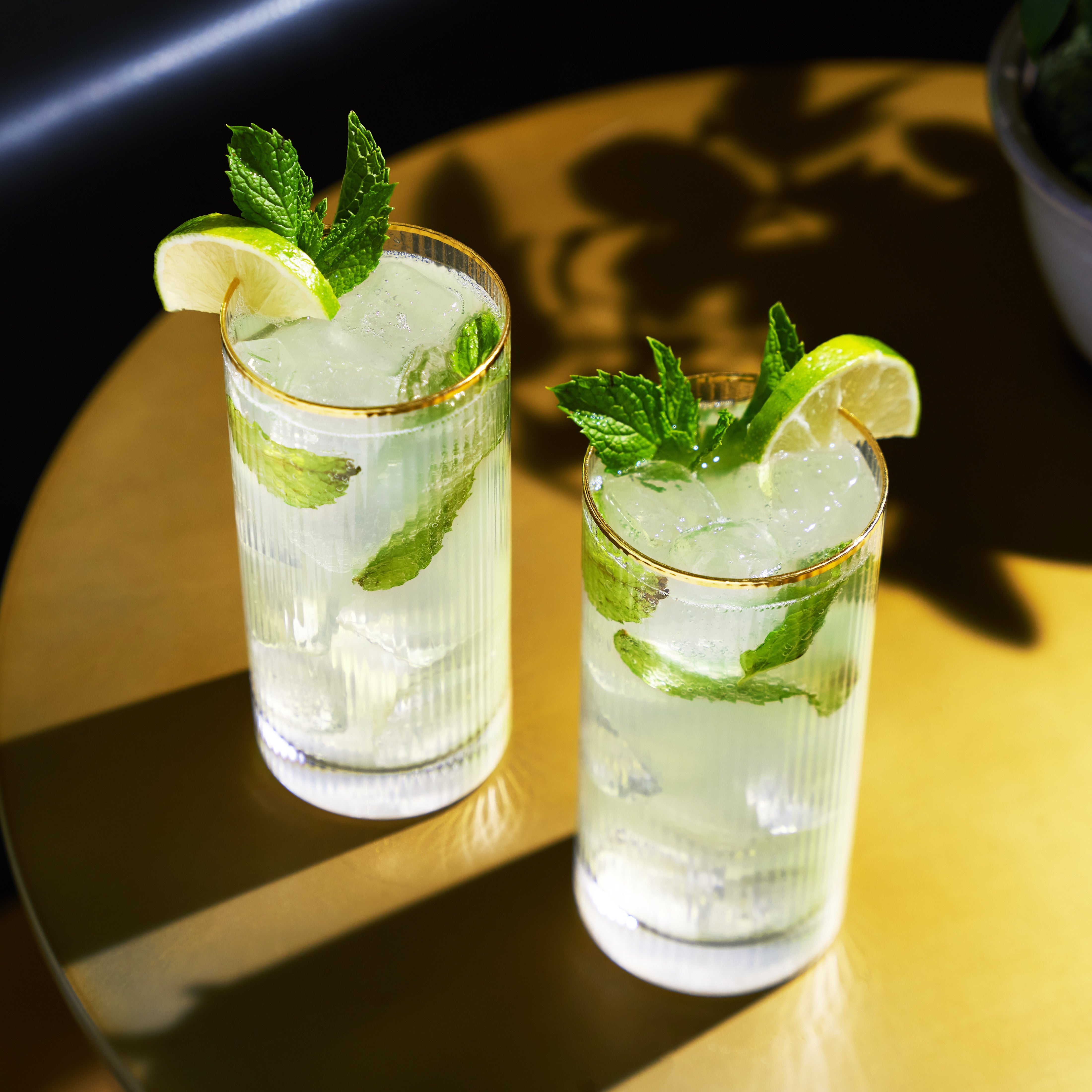 Meridian Crystal Highball Glasses Set of 2 - Decor Addict, LLC