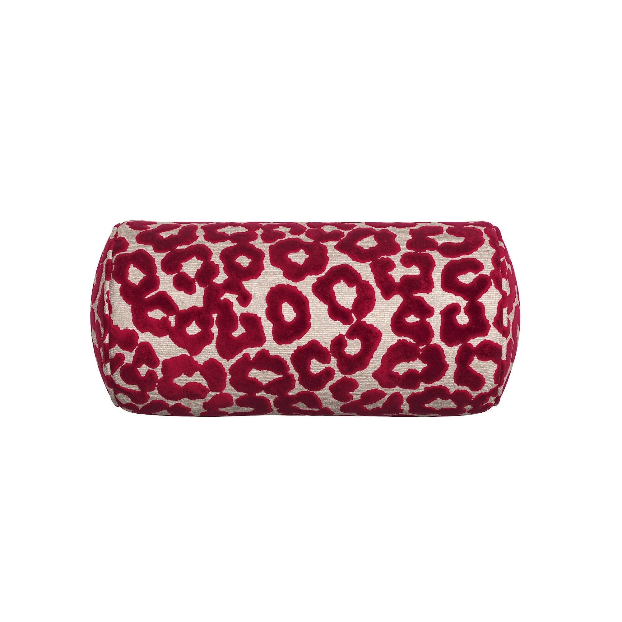 Elvira Neckroll Pillow: Beige - Decor Addict, LLC