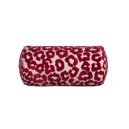 Elvira Neckroll Pillow: Beige - Decor Addict, LLC