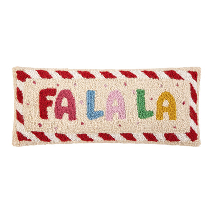 Fa La La Hook Pillow - Decor Addict, LLC