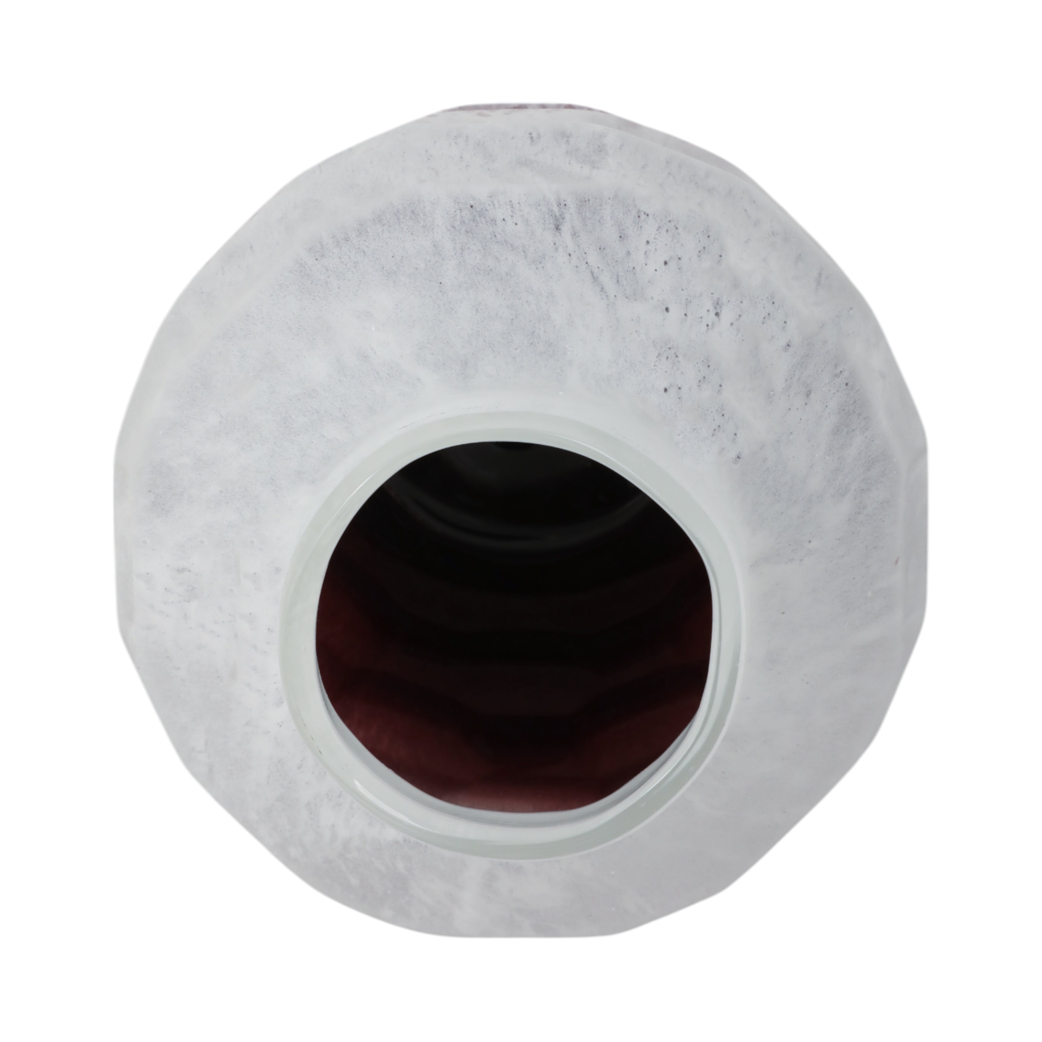 Glass, 12"h 2-tone Vase, Blush - Decor Addict, LLC