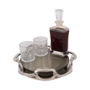 Palmas Silver Link Tray
