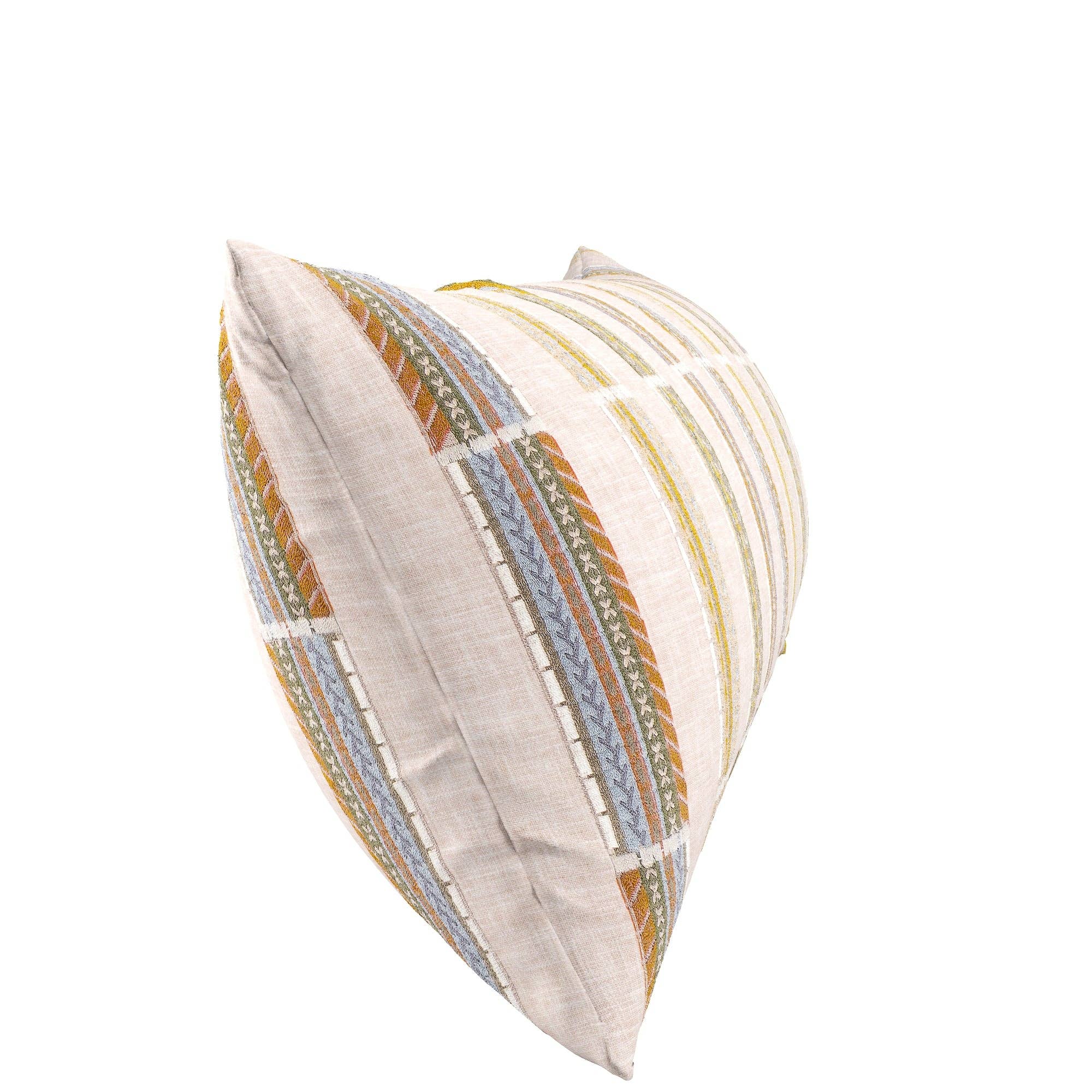 Totnes Lumbar Pillow: Mardi Gras / 12" x 18" - Decor Addict, LLC