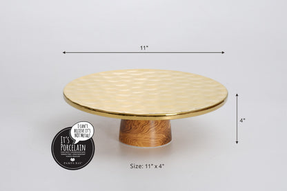 Madera Collection Round Cake Stand
