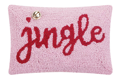 Jingle w/Bell Hook Pillow - Decor Addict, LLC