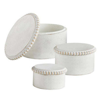 Round Bead Box S/3 - Decor Addict, LLC