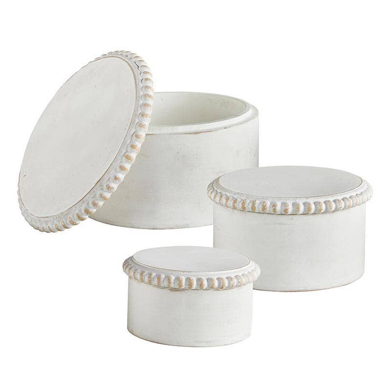 Round Bead Box S/3 - Decor Addict, LLC
