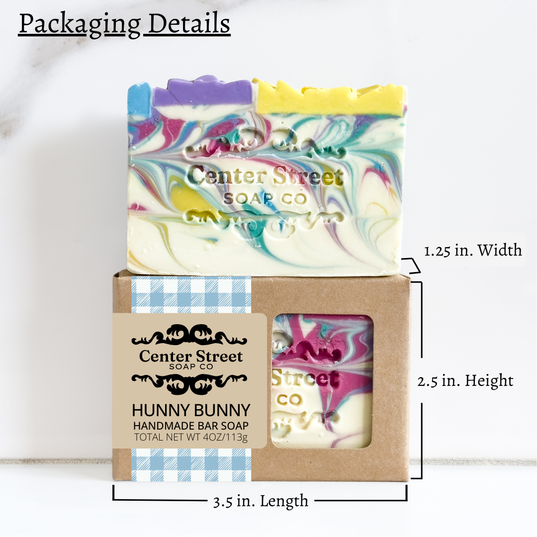 Hunny Bunny Easter Handmade Soap Bar - 4oz - Decor Addict, LLC