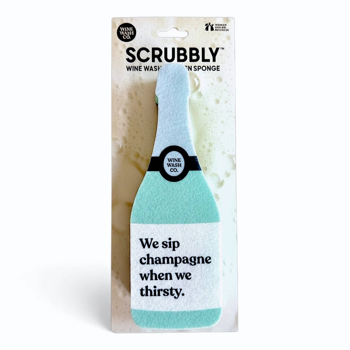 Scrubbly™ Sponge - Sip Champagne When We Thirsty - Decor Addict, LLC