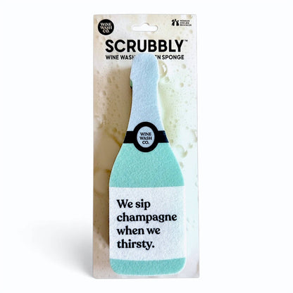 Scrubbly™ Sponge - Sip Champagne When We Thirsty - Decor Addict, LLC
