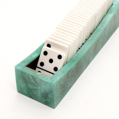 Dominos - White Set of 28 Chips - Decor Addict, LLC