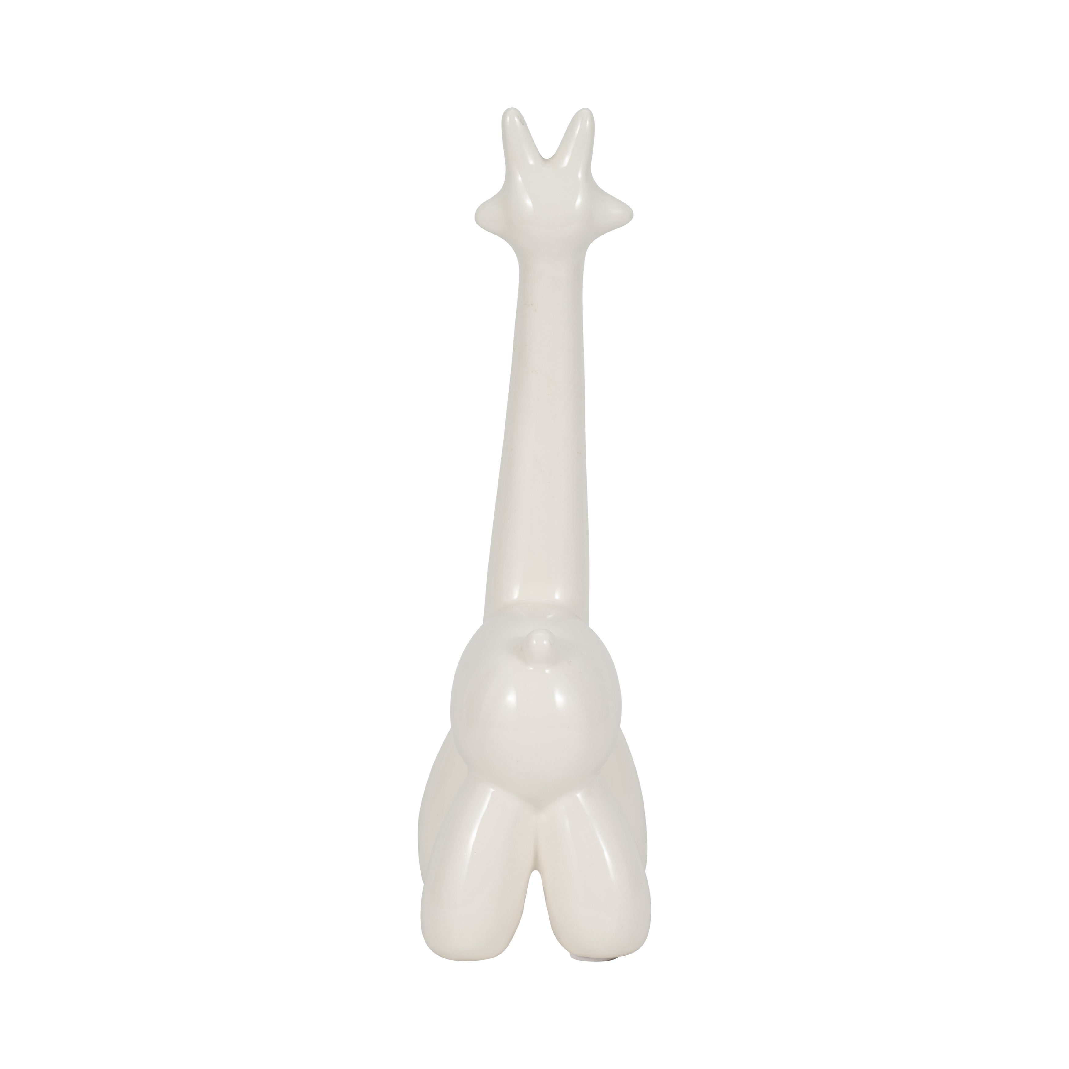 White Giraffe Balloon Animal - Decor Addict, LLC