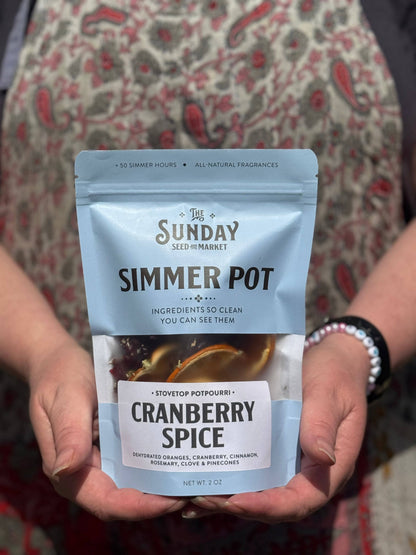 Cranberry Spice Simmer Pot | Cranberry Orange Cinnamon