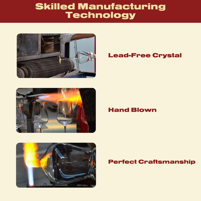 GOLIATH - Oversized Big Wine Glasses (Set of 2) - Decor Addict, LLC