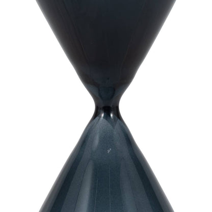 Glass Small Sleek Teardrop Hourglass - Blue, 20 in. - Decor Addict, LLC