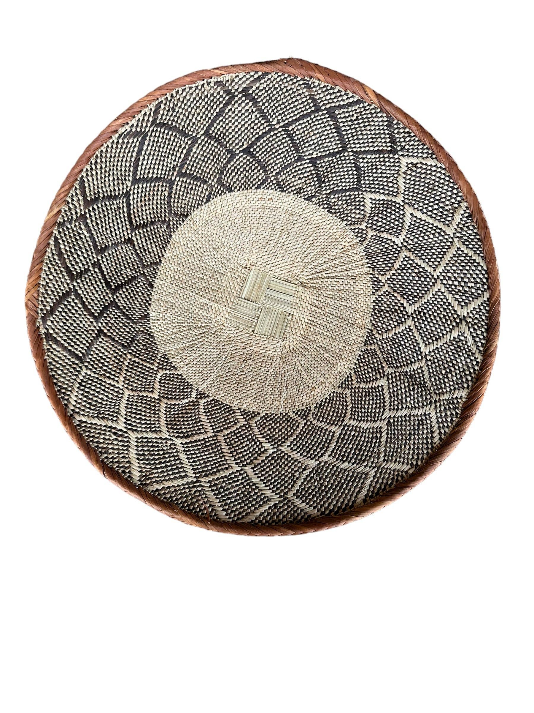 African Binga or Tonga Zimbabwe Basket 18.5" Across  # 11 - Decor Addict, LLC
