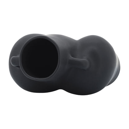 Cer, 7" Half Body Vase, Black - Decor Addict, LLC