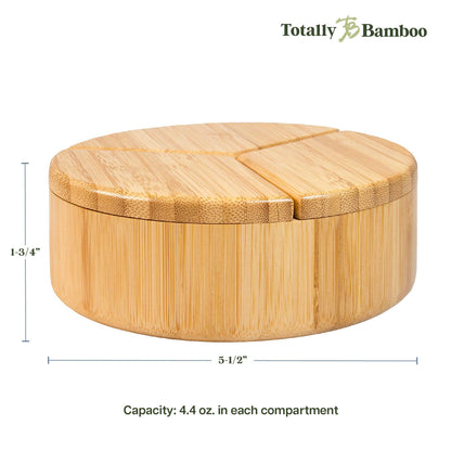 Trio Salt Cellar Storage Box with Swivel Lids - Decor Addict, LLC