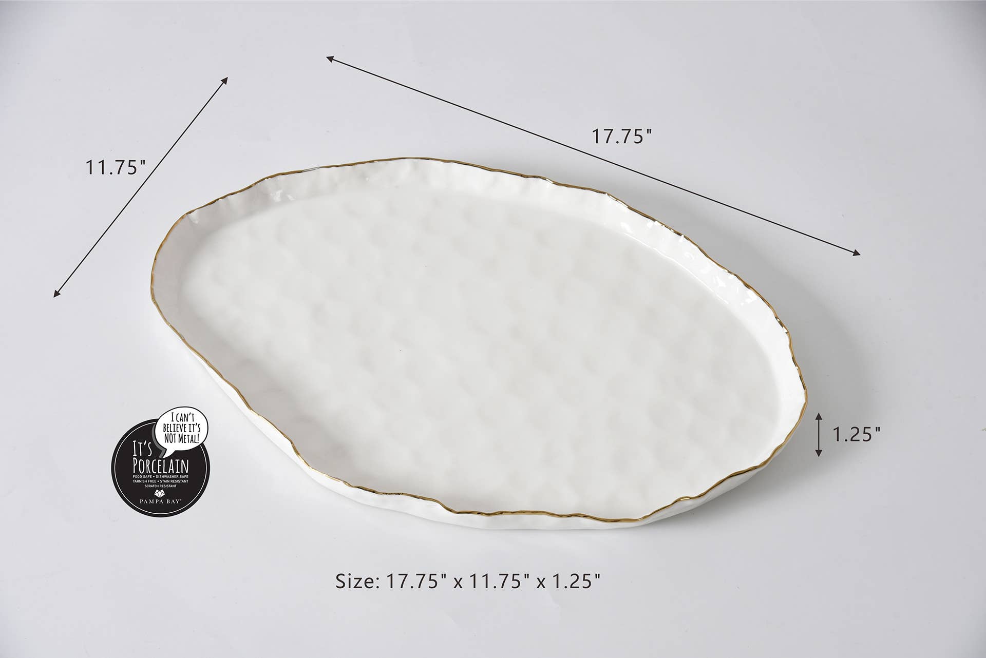 Large Oval Platter - Decor Addict, LLC