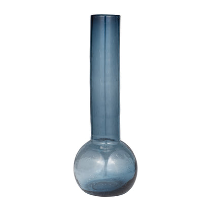 Glass, 20" Vase Blue - Decor Addict, LLC