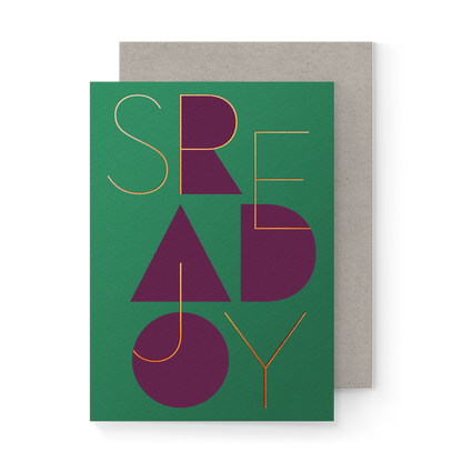 Spread Joy A6 Folded Card - Decor Addict, LLC