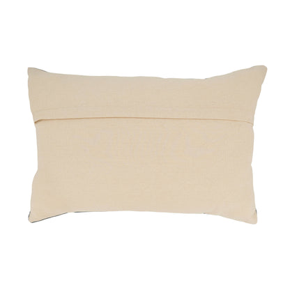 Luxe Embroidered Velvet Throw Pillow: Blue-Grey / Cover Only / 16"x24" - Decor Addict, LLC