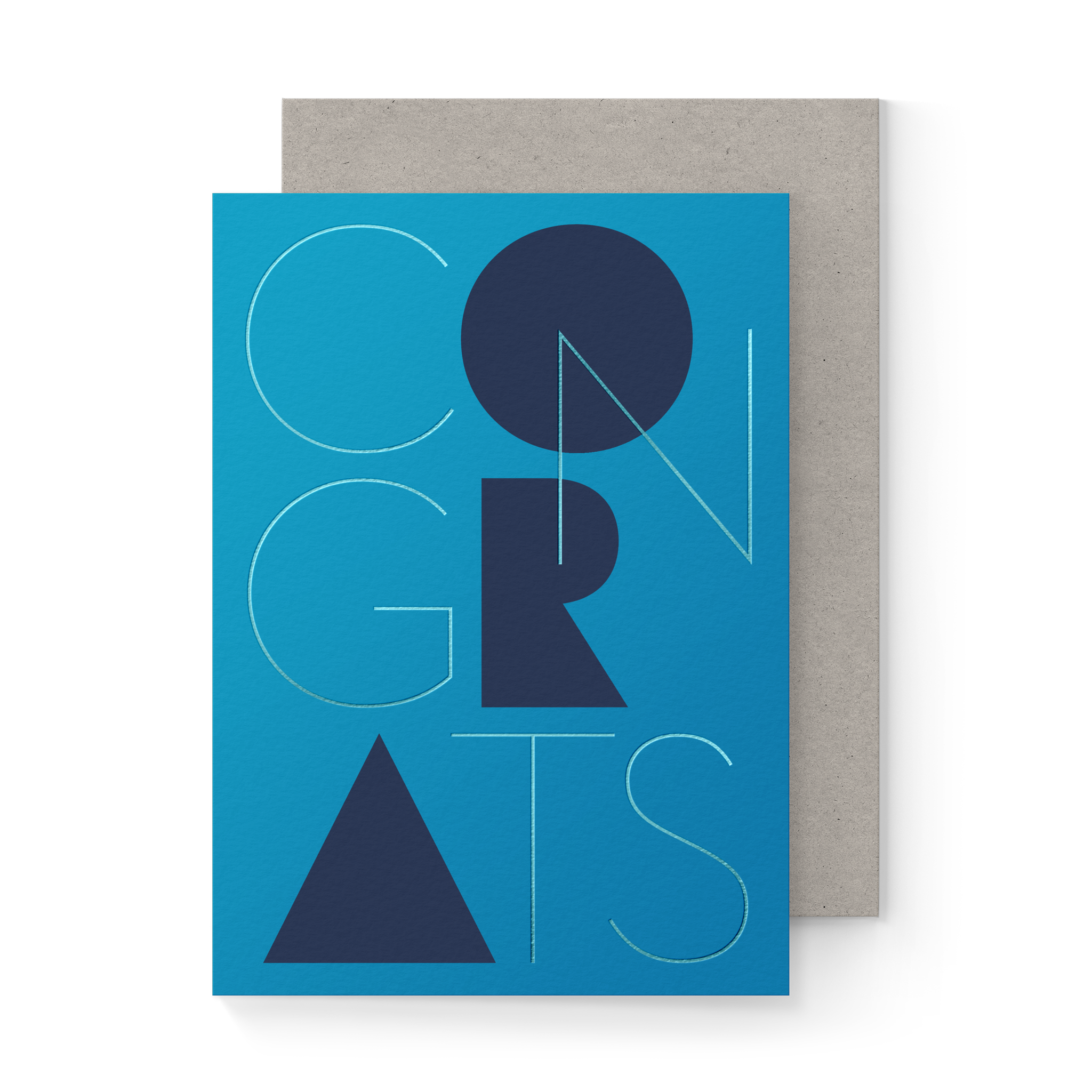 Congrats A6 Folded Card - Decor Addict, LLC