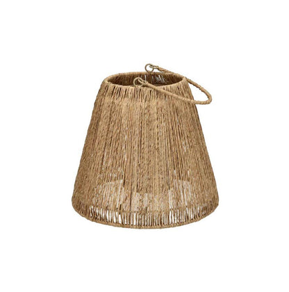 Douli Natureal Jute Lantern Sm: Tan / JUTE - Decor Addict, LLC