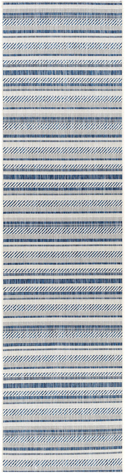 Olin White&Blue Performance Rug - Decor Addict, LLC