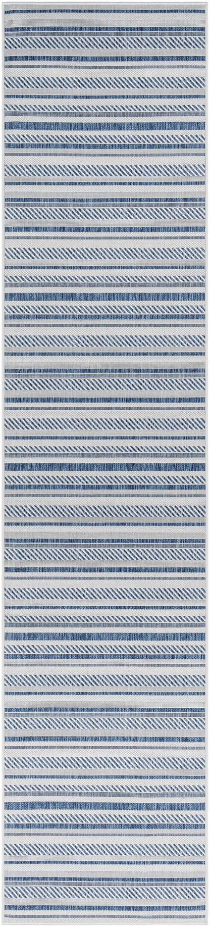 Olin White&Blue Performance Rug - Decor Addict, LLC