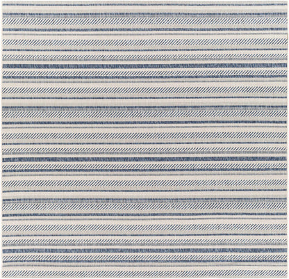 Olin White&Blue Performance Rug - Decor Addict, LLC
