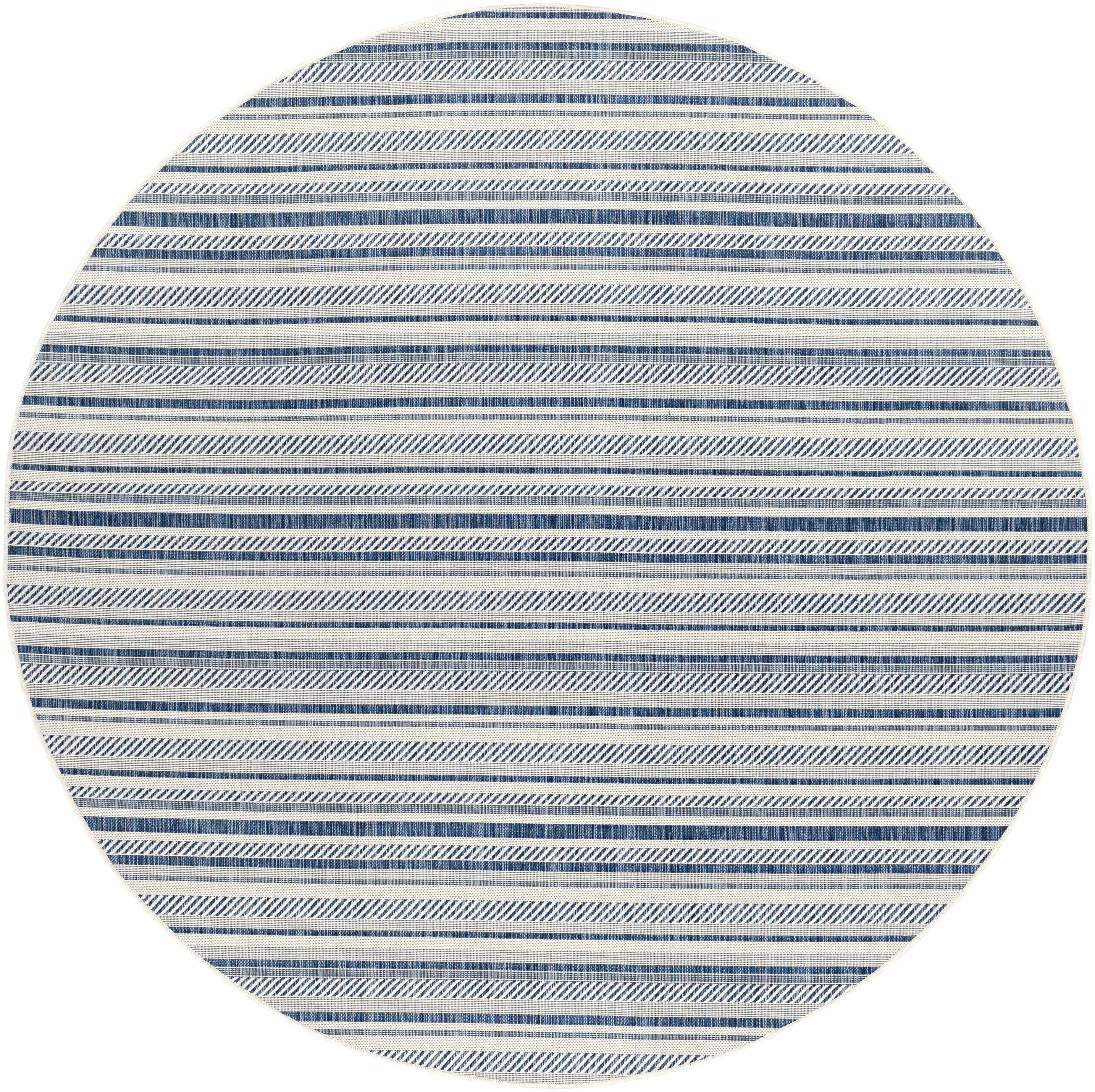 Olin White&Blue Performance Rug - Decor Addict, LLC
